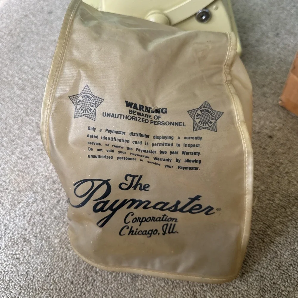 N/A vintage paymaster