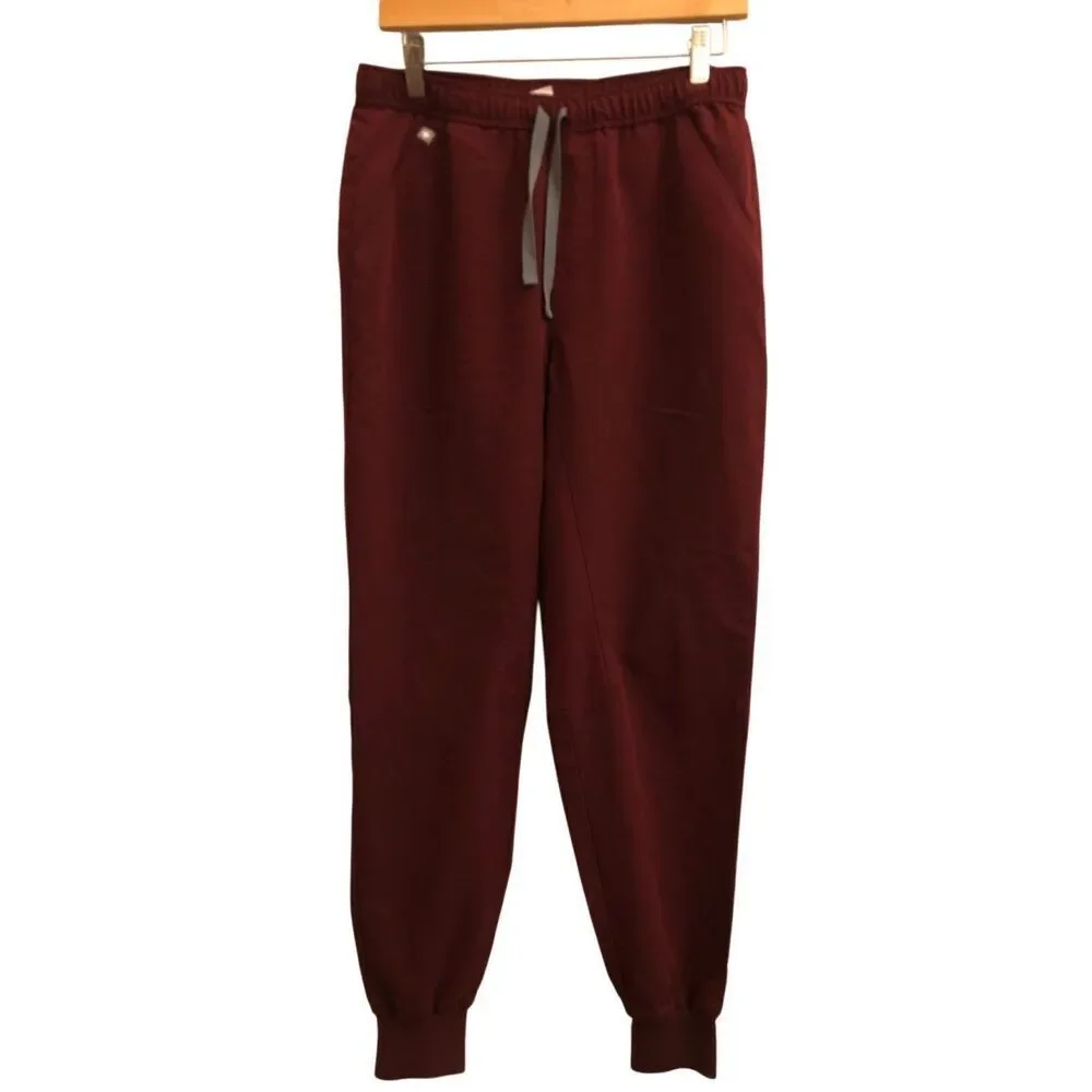 FIGS Tansen Jogger 2.0 men's deep purple / maroon scrub pants sz M MXXSW2004