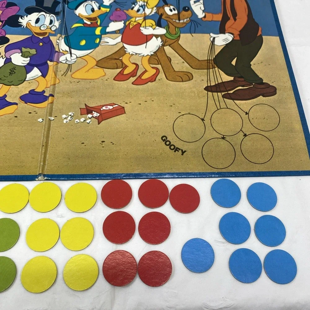1975 Walt Disney Goofys Balloon Party‎ Whitman Complete Box Is Damaged