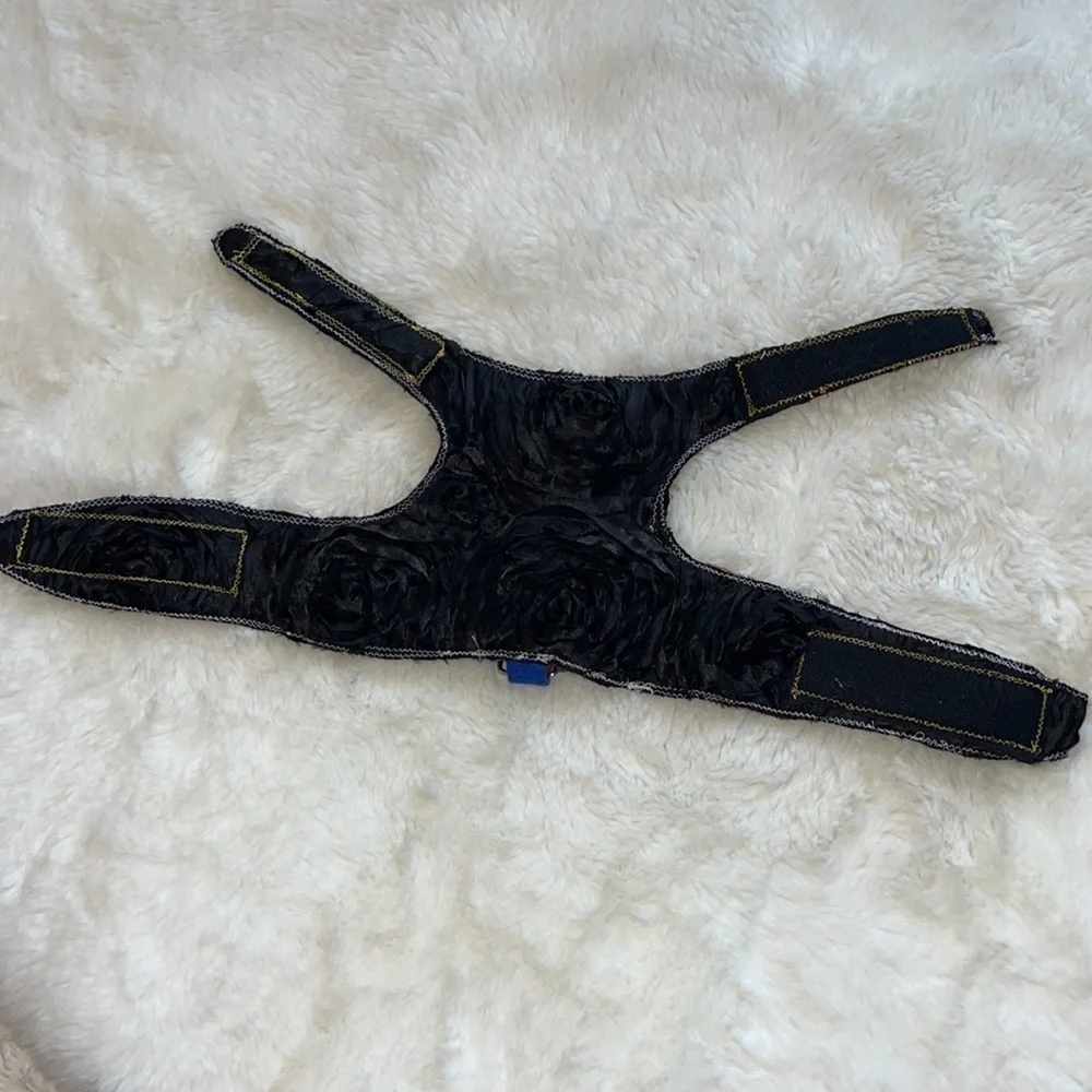 Handmade reversible cat harness light weight adjustable velcro Fits most sizes