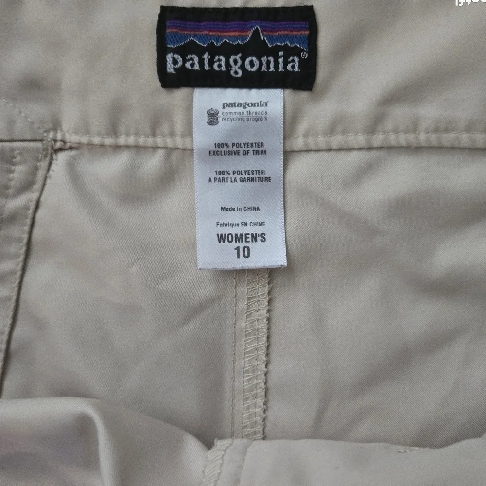 Patagonia cream shorts