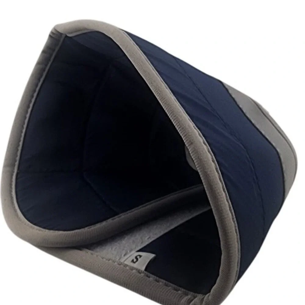 Small Pet Recovery Collar Cone Soft Blue Gray Adjustable Dog Cat Sm New open pkg
