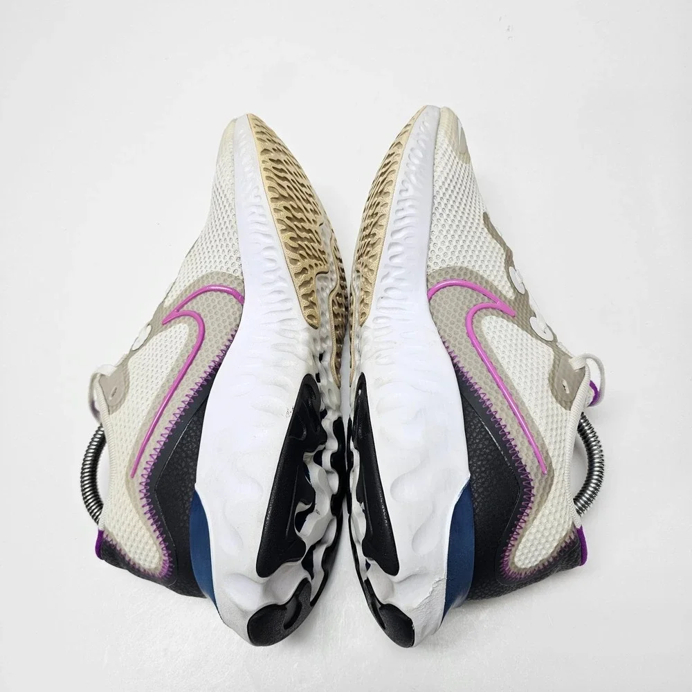 Nike‎ Womens Renew Run CK6360-002 White Running Shoes Sneakers Size 10