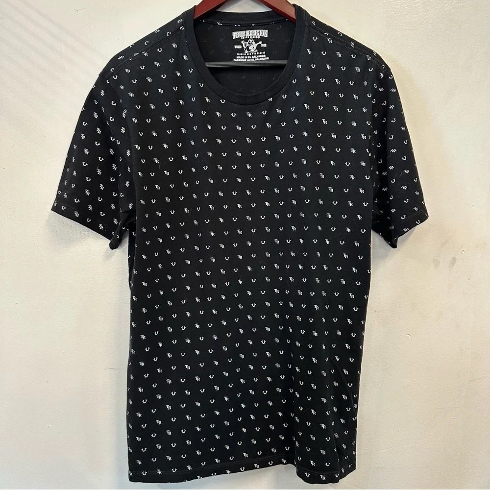 Mens‎ True Religion graphic logo tee t shirt size large
