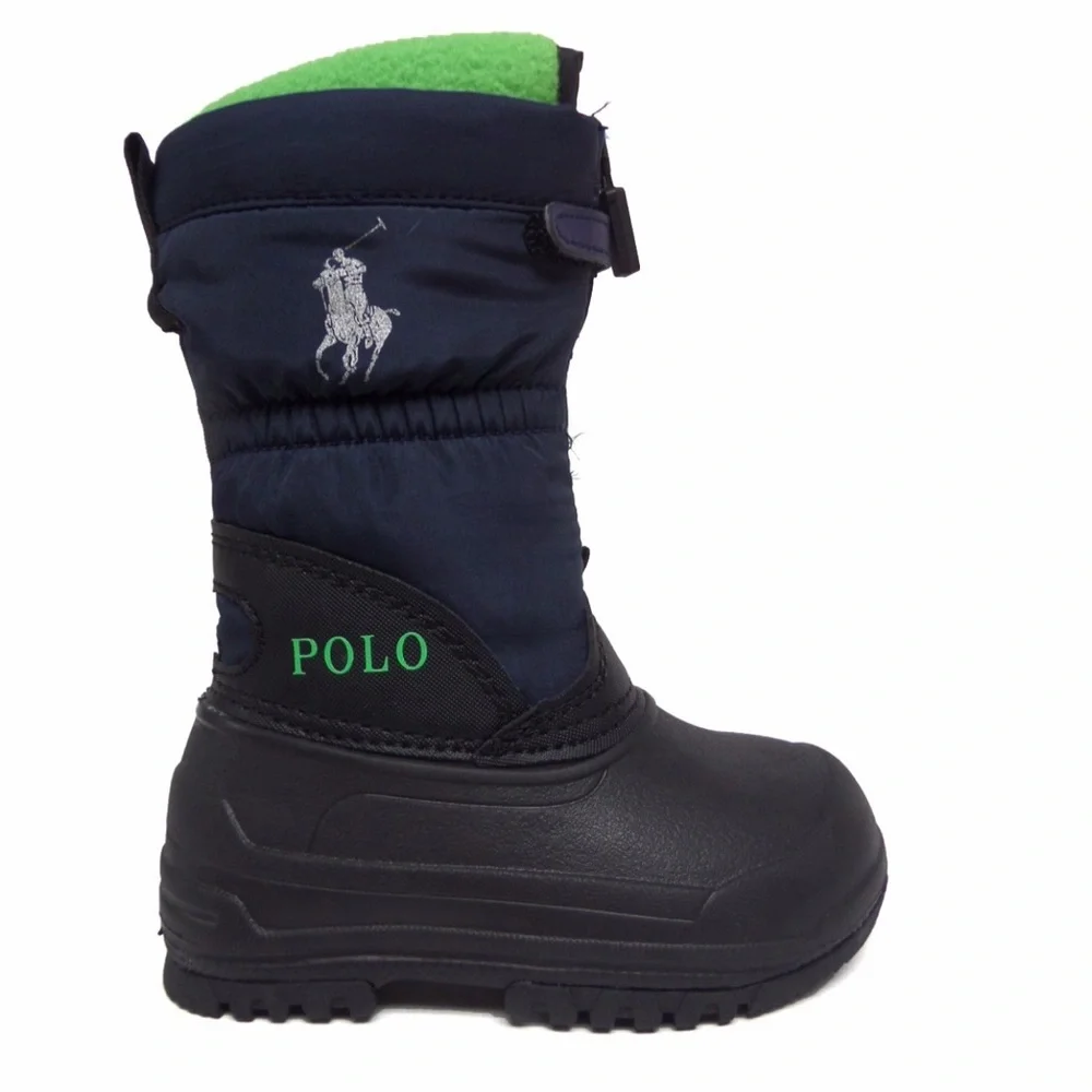 Polo by Ralph Lauren Toddler Boots - Navy and Green