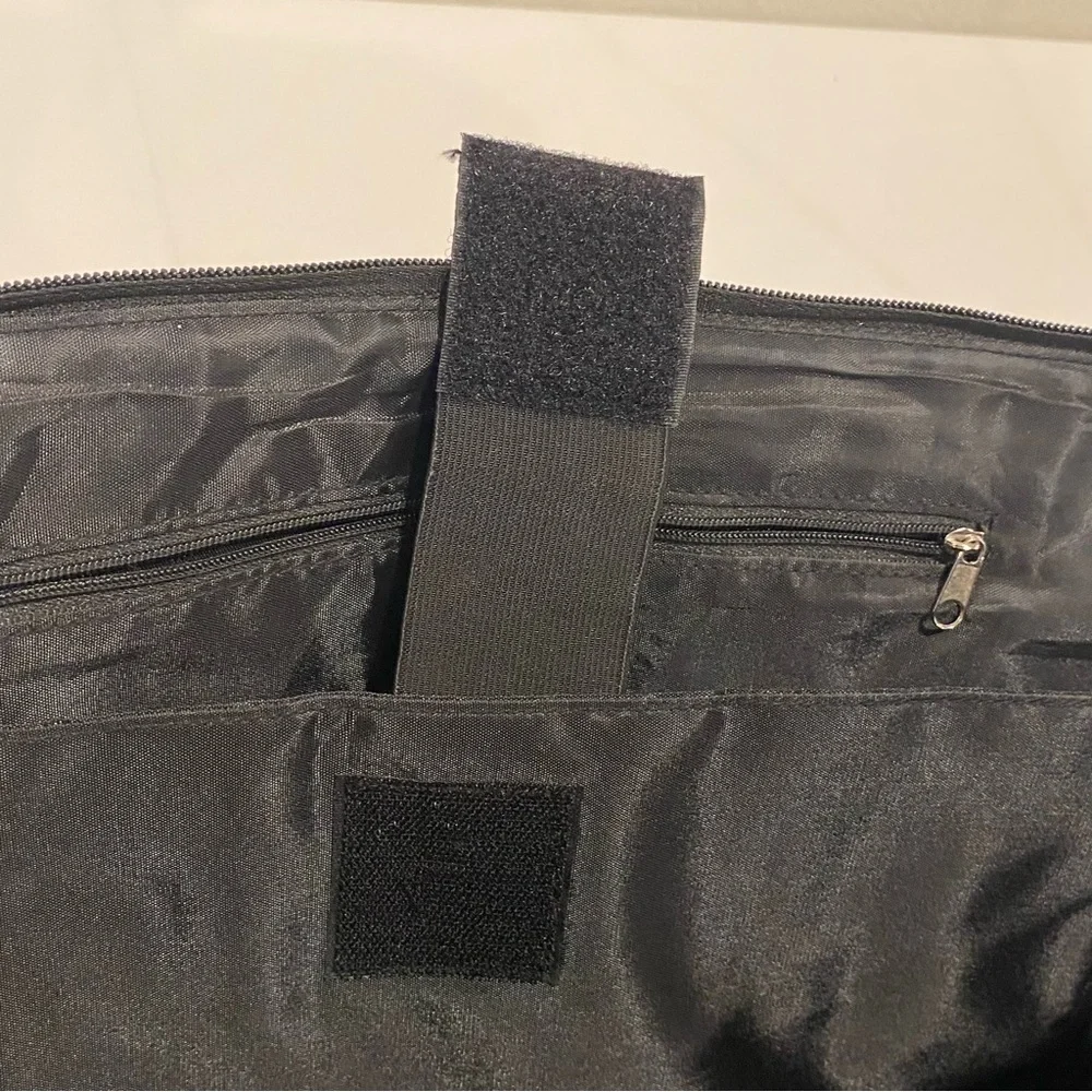 Coldwater Creek Hampton Black Computer Laptop Briefcase Tote Bag - NWOT