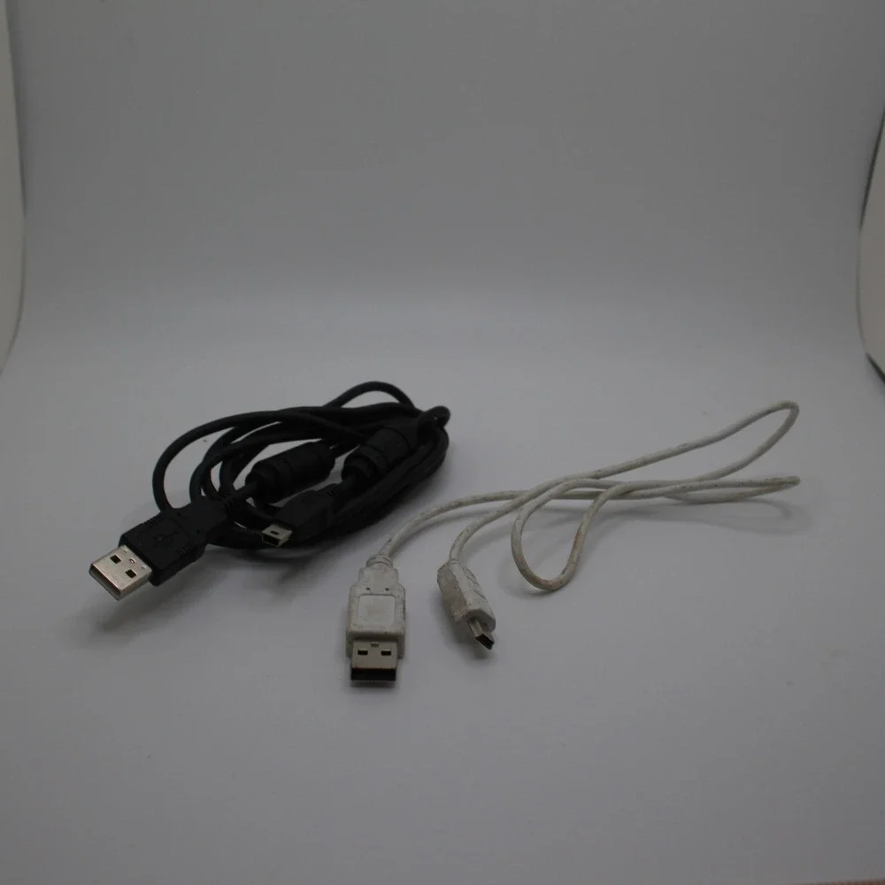 USB Cables Lot Mini A‎ B Data Sync Charger Cord Wire Universal Black White