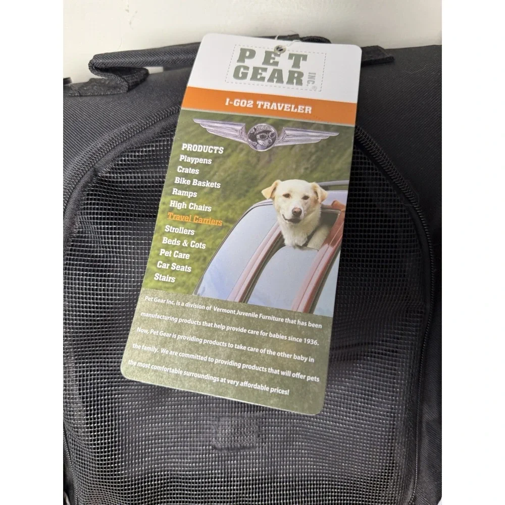 Pet traveler pet gear I go2 new Black
