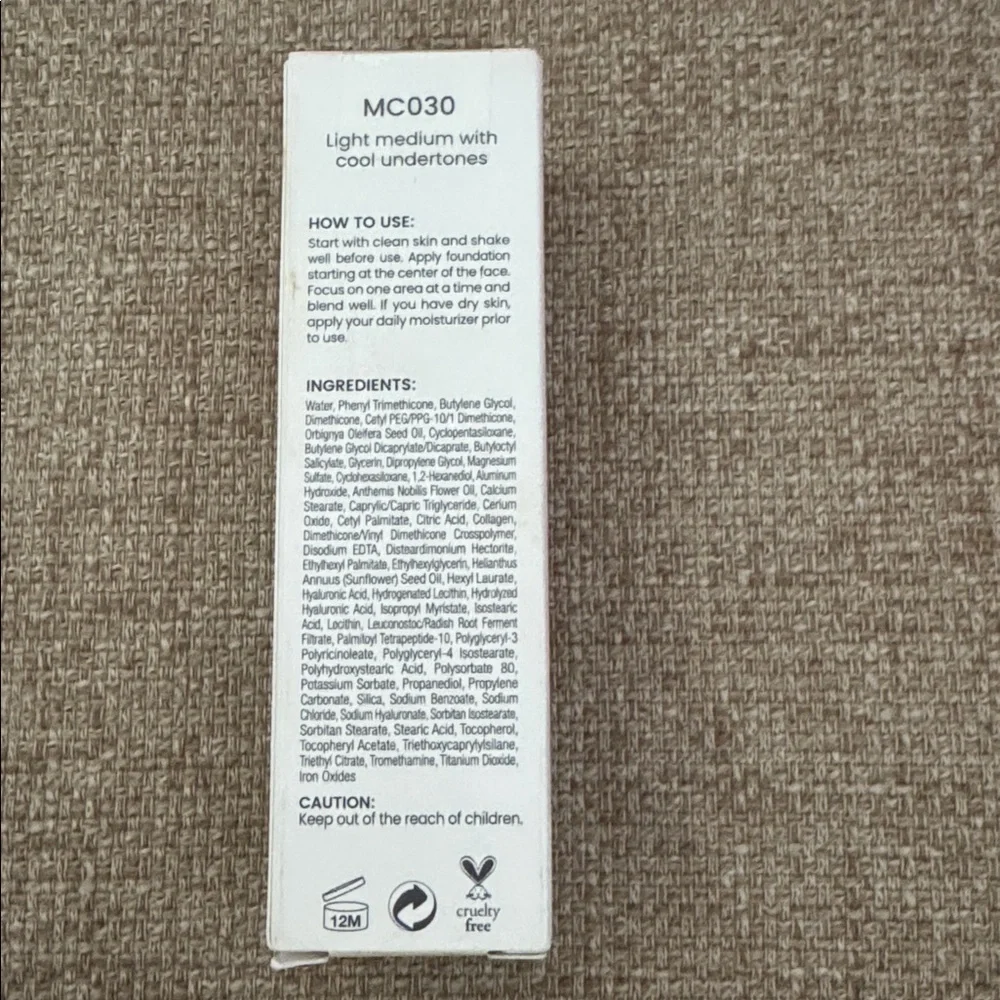 MC030 NEW JOAH Primedation Liquid Foundation, Light‎ Medium Cool