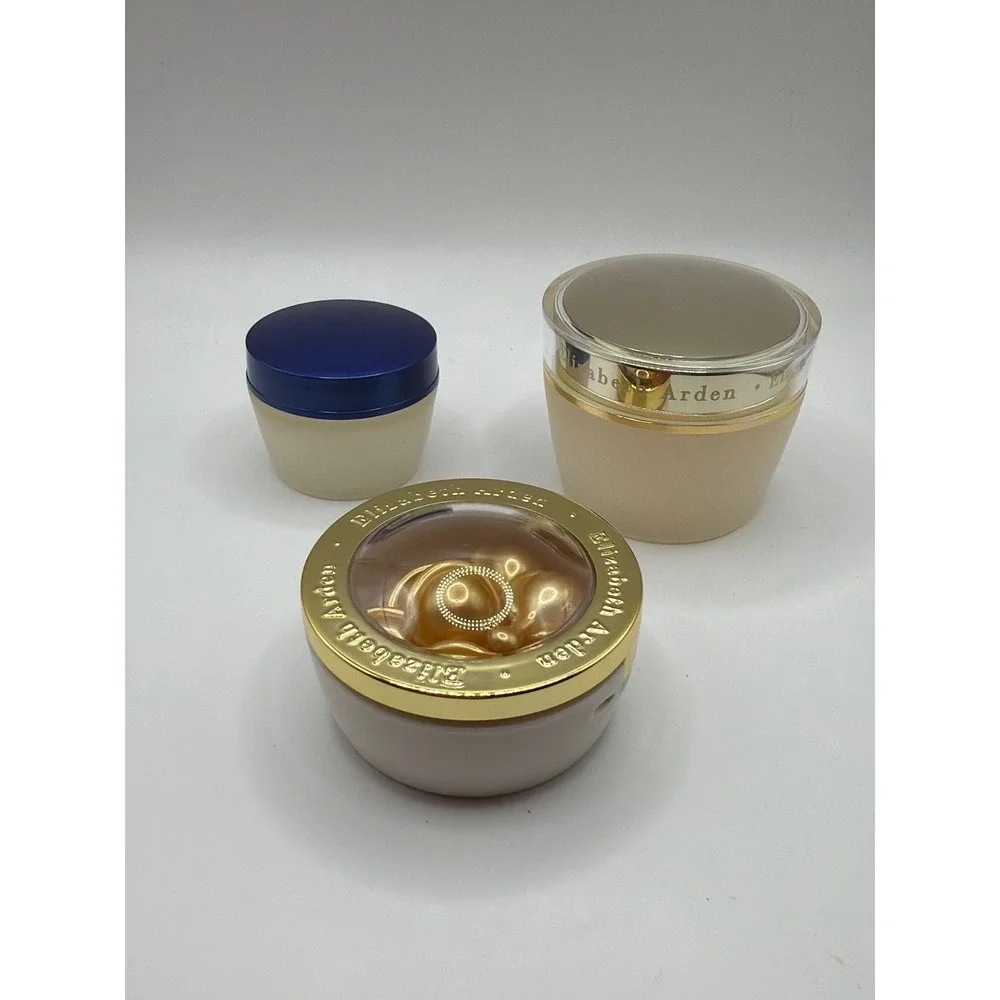 Elizabeth Arden Ceramide Gold Capsules & Plump Perfect‎ Day Night Cream Set 3pc
