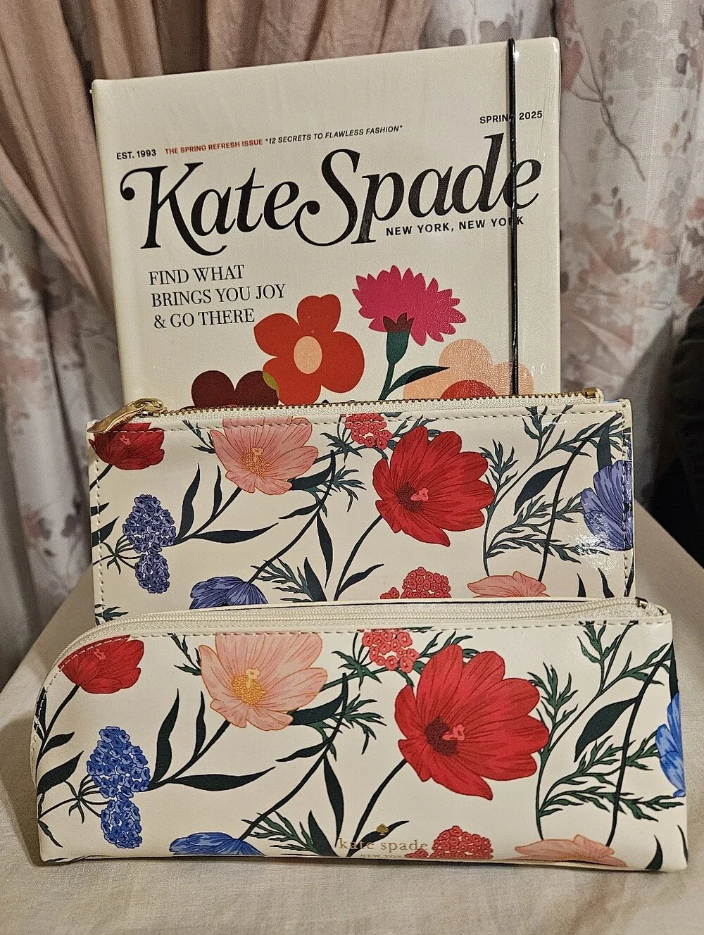Kate Spade Floral 6pc Stationary Bundle
