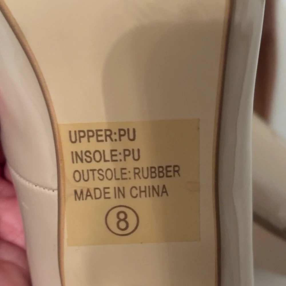 JG wear surface heels