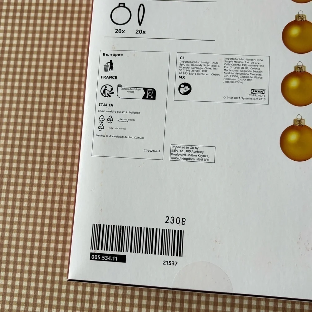 IKEA vinterfint box