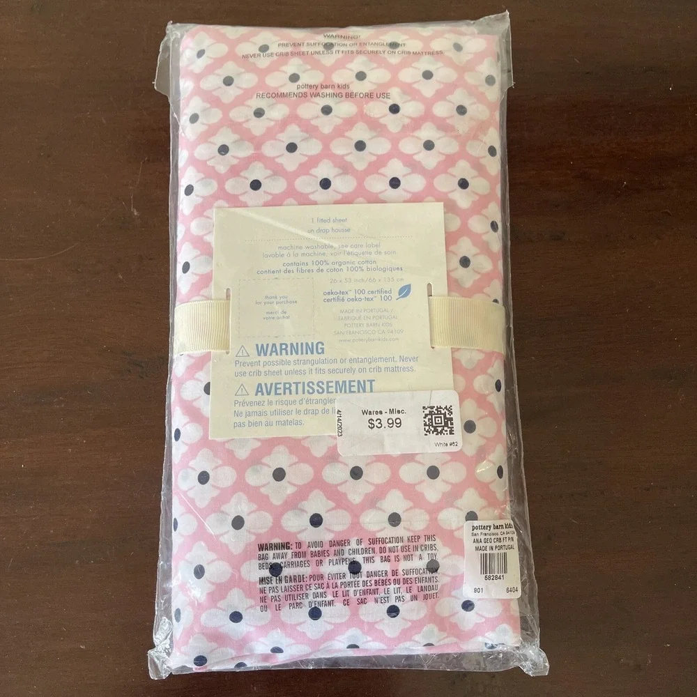 Pottery Barn Kids fitted crib