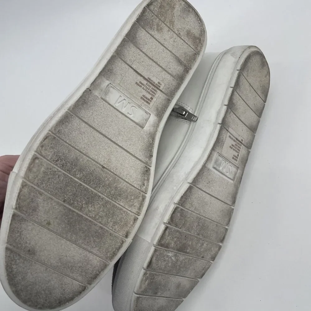 Steve Madden High Top Wedge Sneaker Women's 9 Star‎ Leather Upper Y2K Sabotage