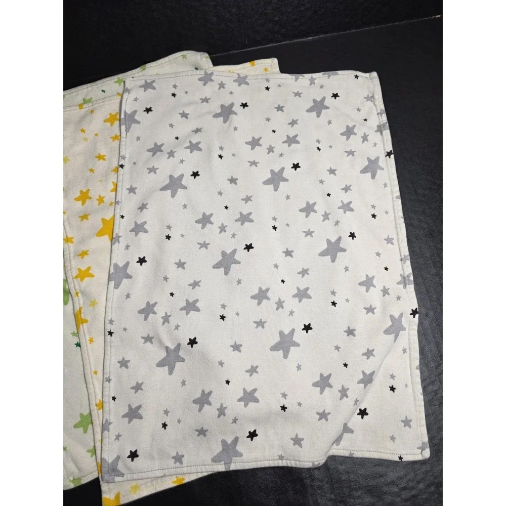 Moon and Back Hanna Andersson Burp Cloths Set Of 5 Organic Cotton Lovey Blankets