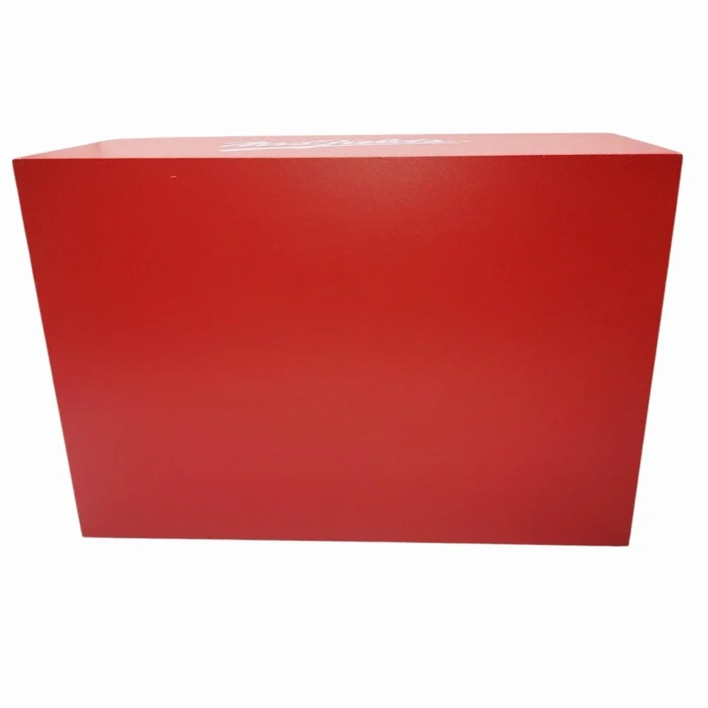 Vintage Mrs. Fields Red Wooden‎ Crate Tote Store Display Cookie Logo Box