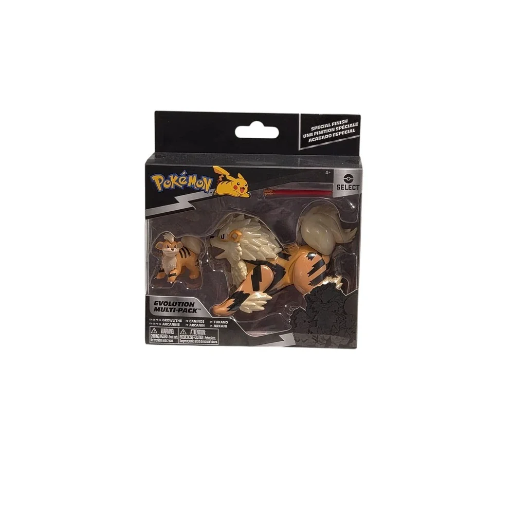 Pokemon Select Evolution Multi‎ Pack Growlithe & Arcanine Figures