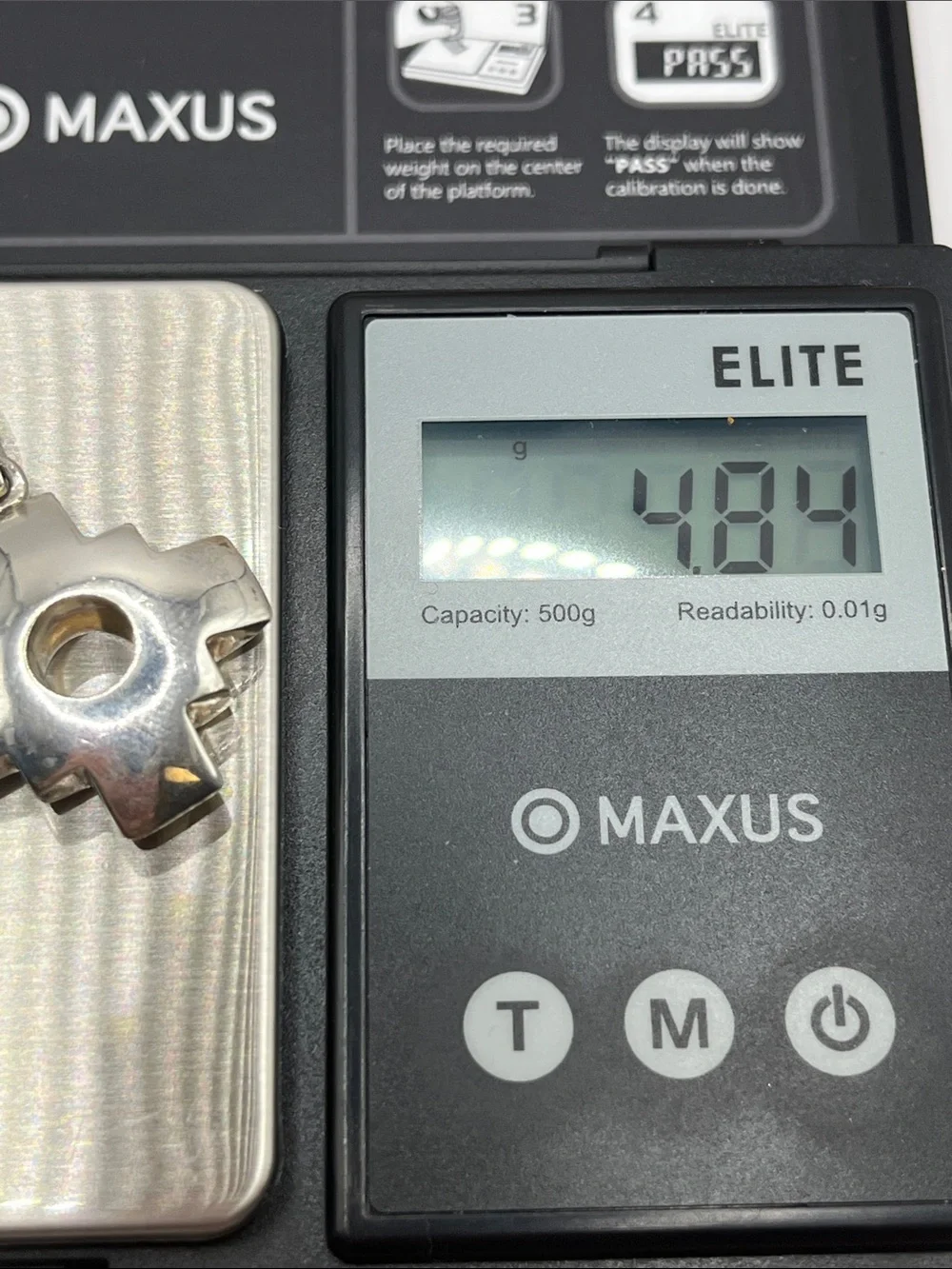 Silver Southwest Cross Stamped 950