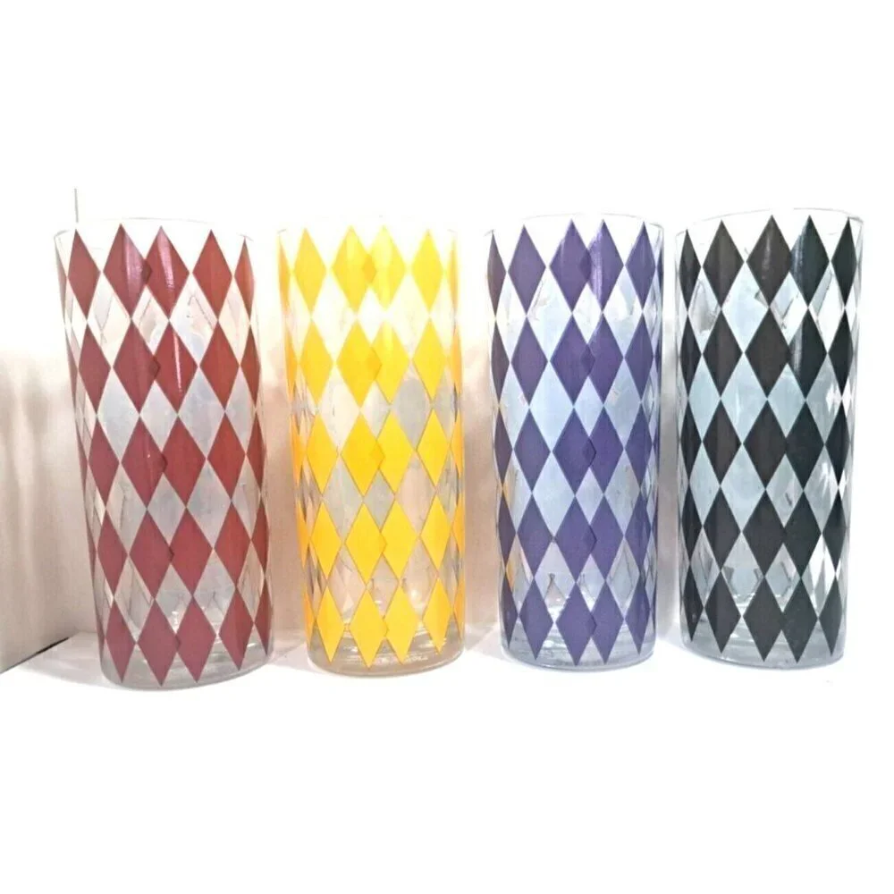 Silver Buffalo Harry Potter Hogwarts Houses 10 oz. Glasses Set of Four
