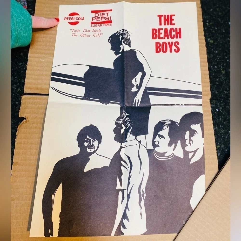 The Beach Boys 1969 Poster Original Collectible #thebeachboys #manhattancollege