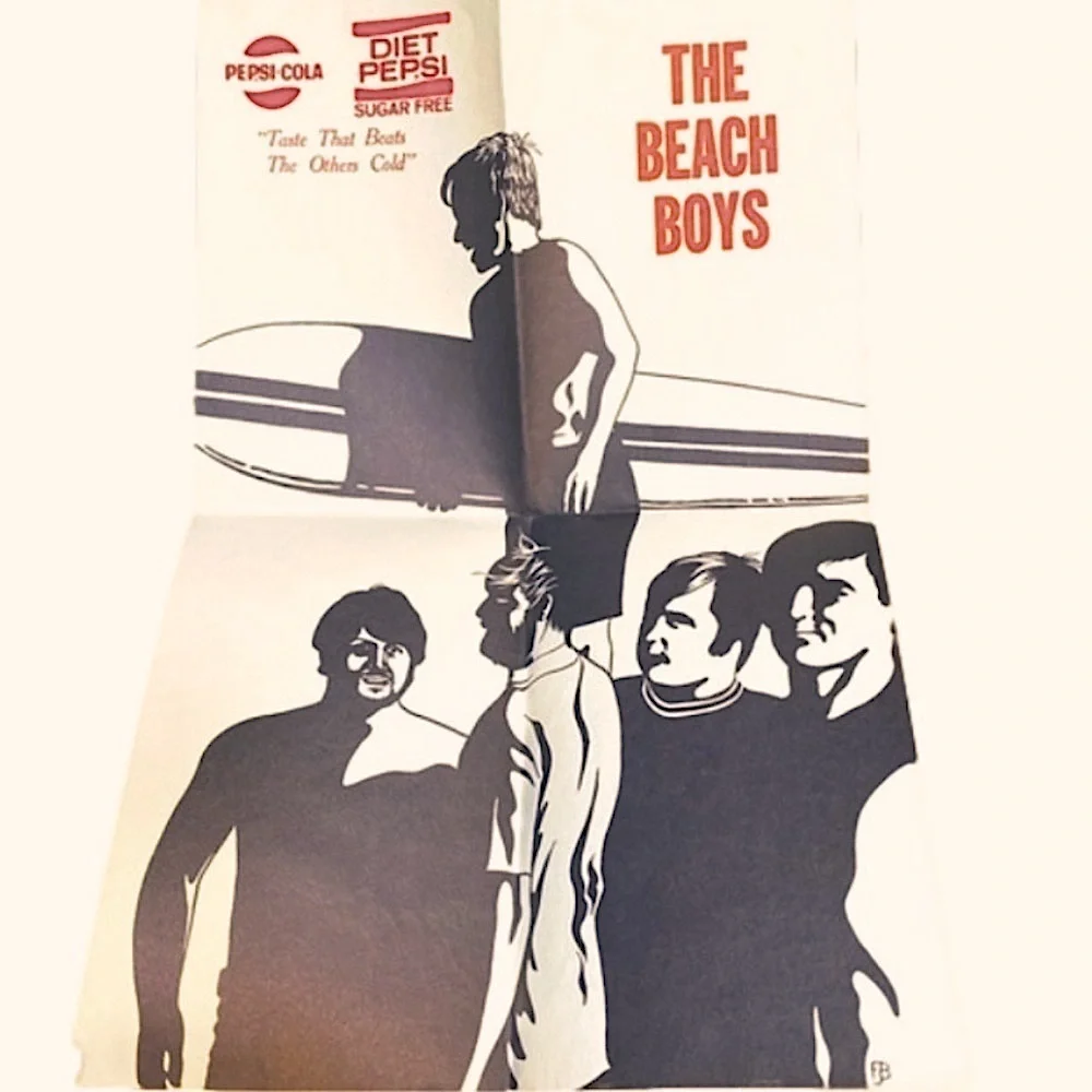 The Beach Boys 1969 Poster Original Collectible #thebeachboys #manhattancollege