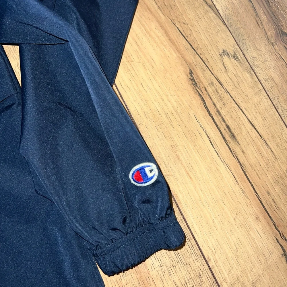 Dark blue champion windbreaker jacket