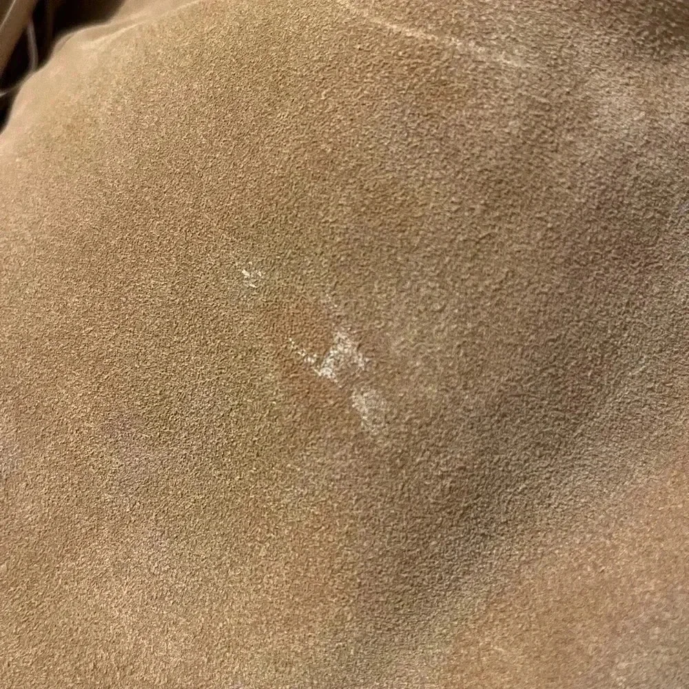 NWOT Jimmy Choo Tan Suede Hobo Bag with Tassle