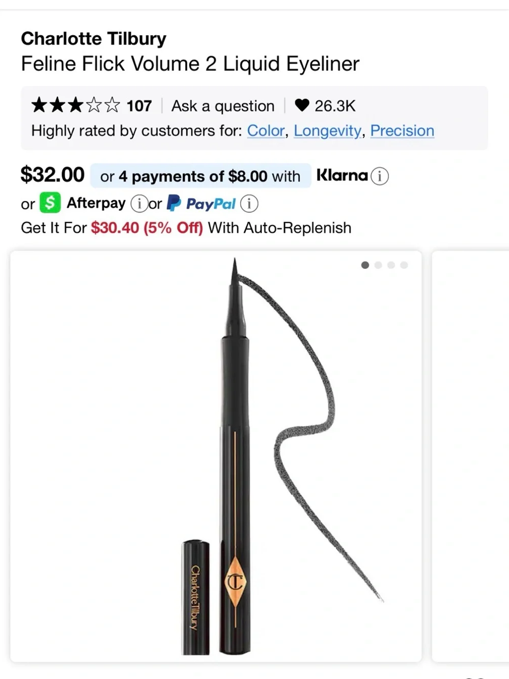 Charlotte Tilbury precision liquid