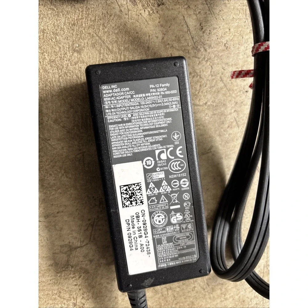 Genuine Dell 130W 19.5V SMALL TIP (7.4mm) AC Adapter Charger for XPS Latitude