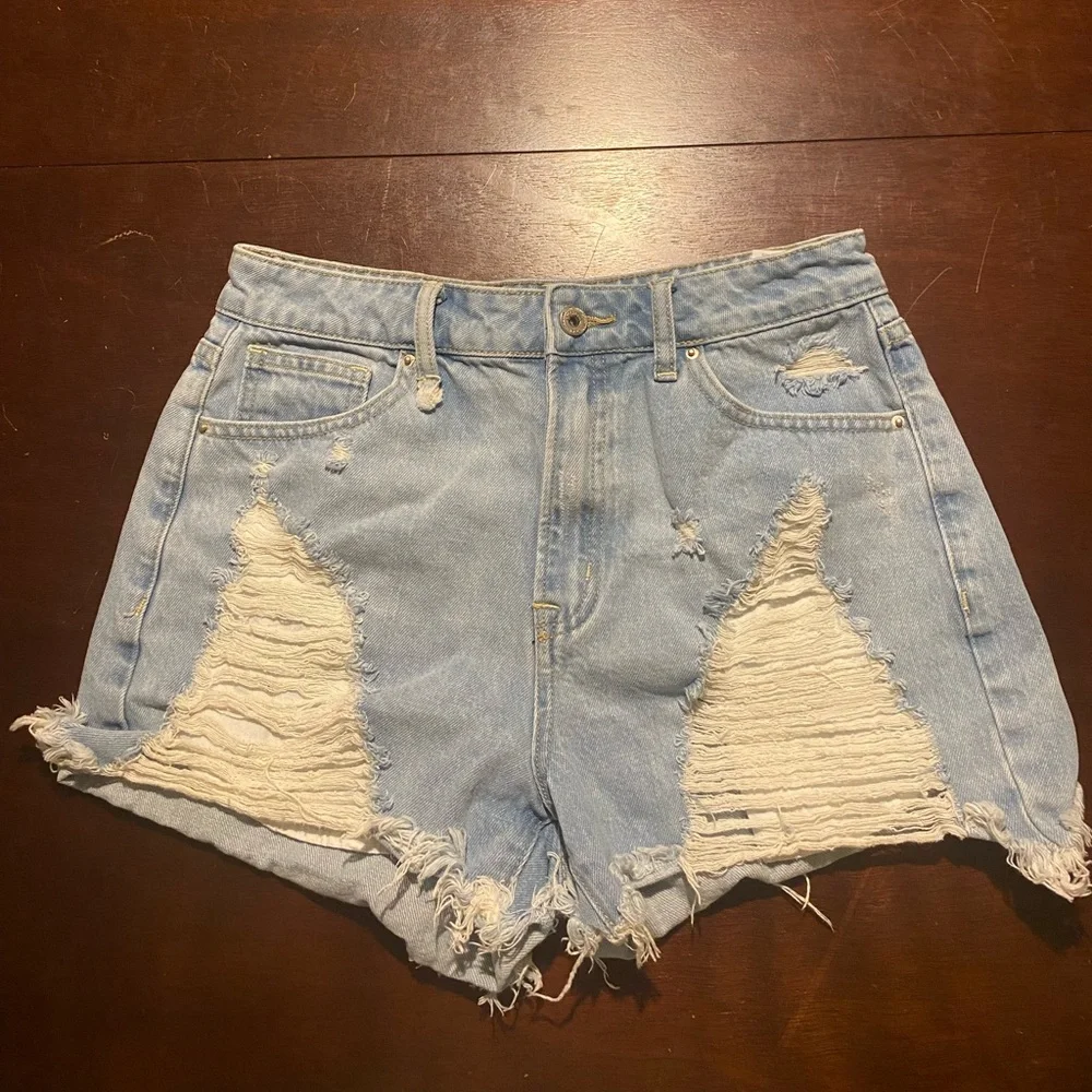 Womens Special A Los Angeles Denim Jean Shorts Size 28