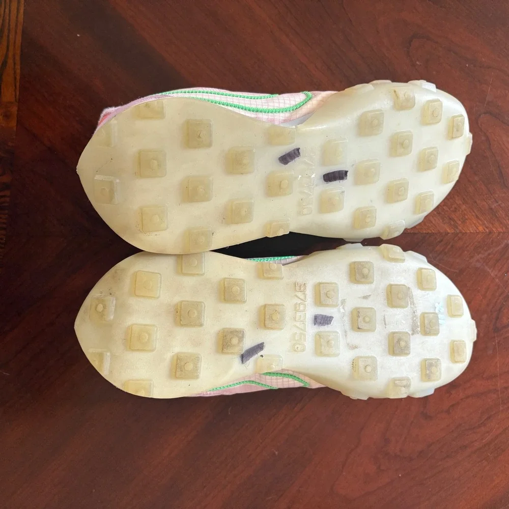 Nike Waffle Racer 2X Womens 8 Arctic Pink‎ Green CK6647-601