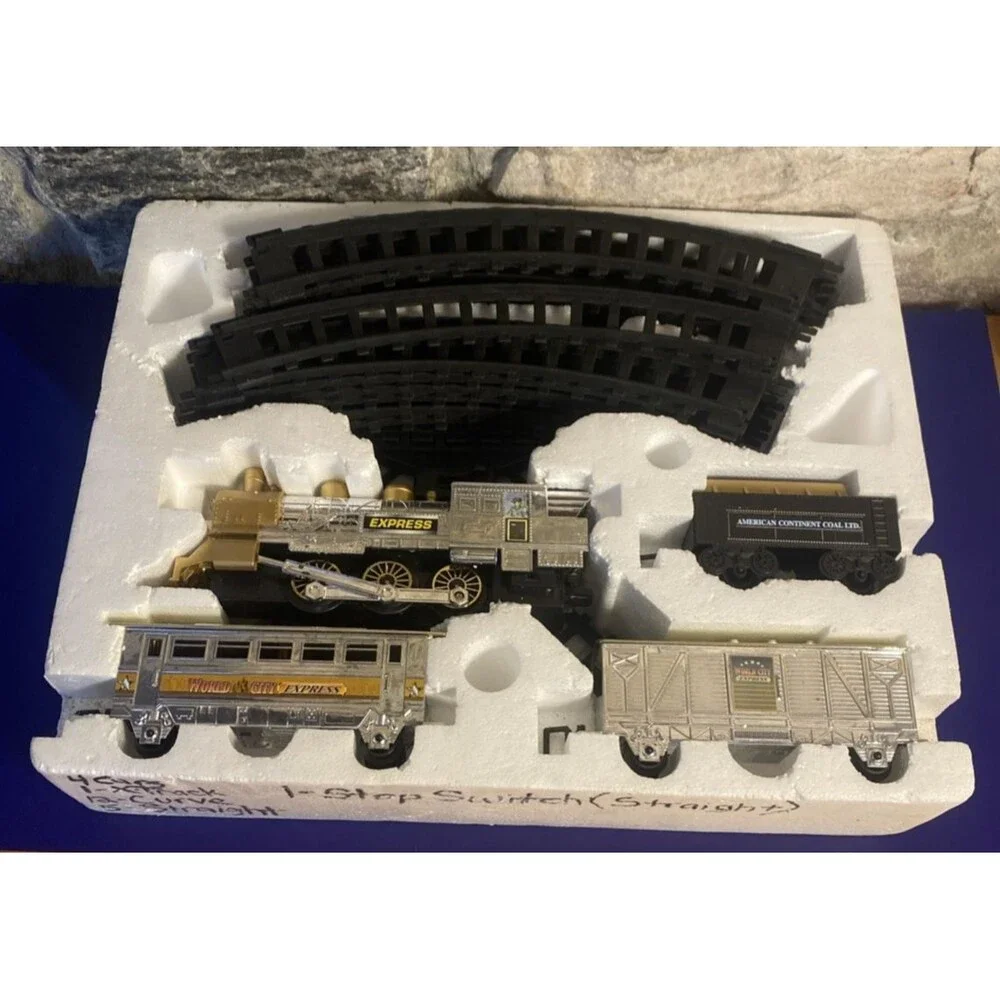 VTG QVC Union Express Train Sets w/ Engine, Cars and Track Tested Works