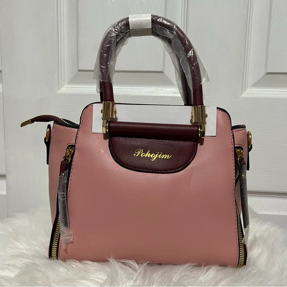 💗 *NEW* Pink‎ and Burgundy Women's Handbag