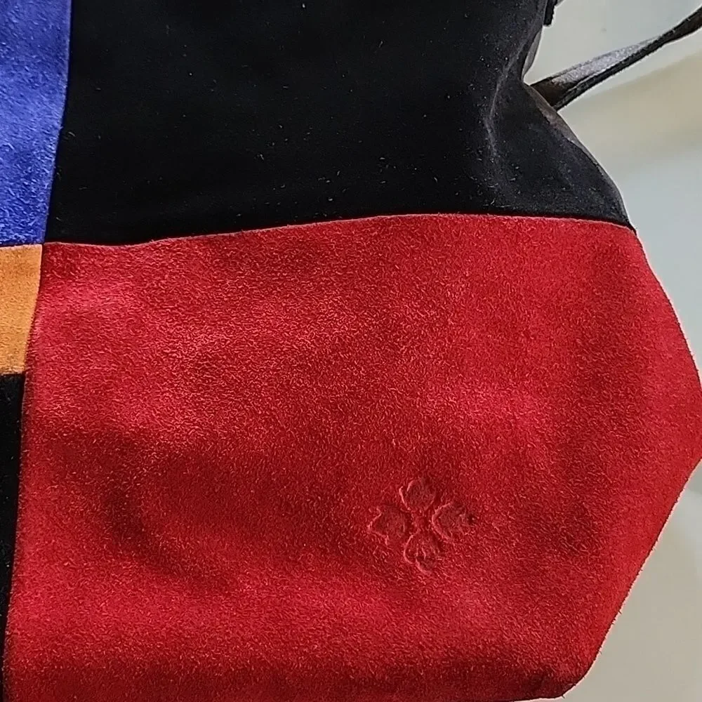 Patricia Nash Zola Color Block Tote Satchel Bag
