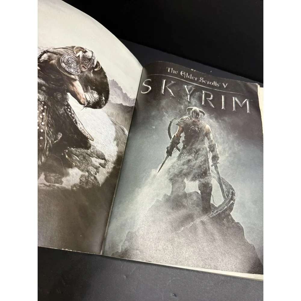 The Elder Scrolls V Skyrim Official Game Guide Prima Games Paperback 2011 Map