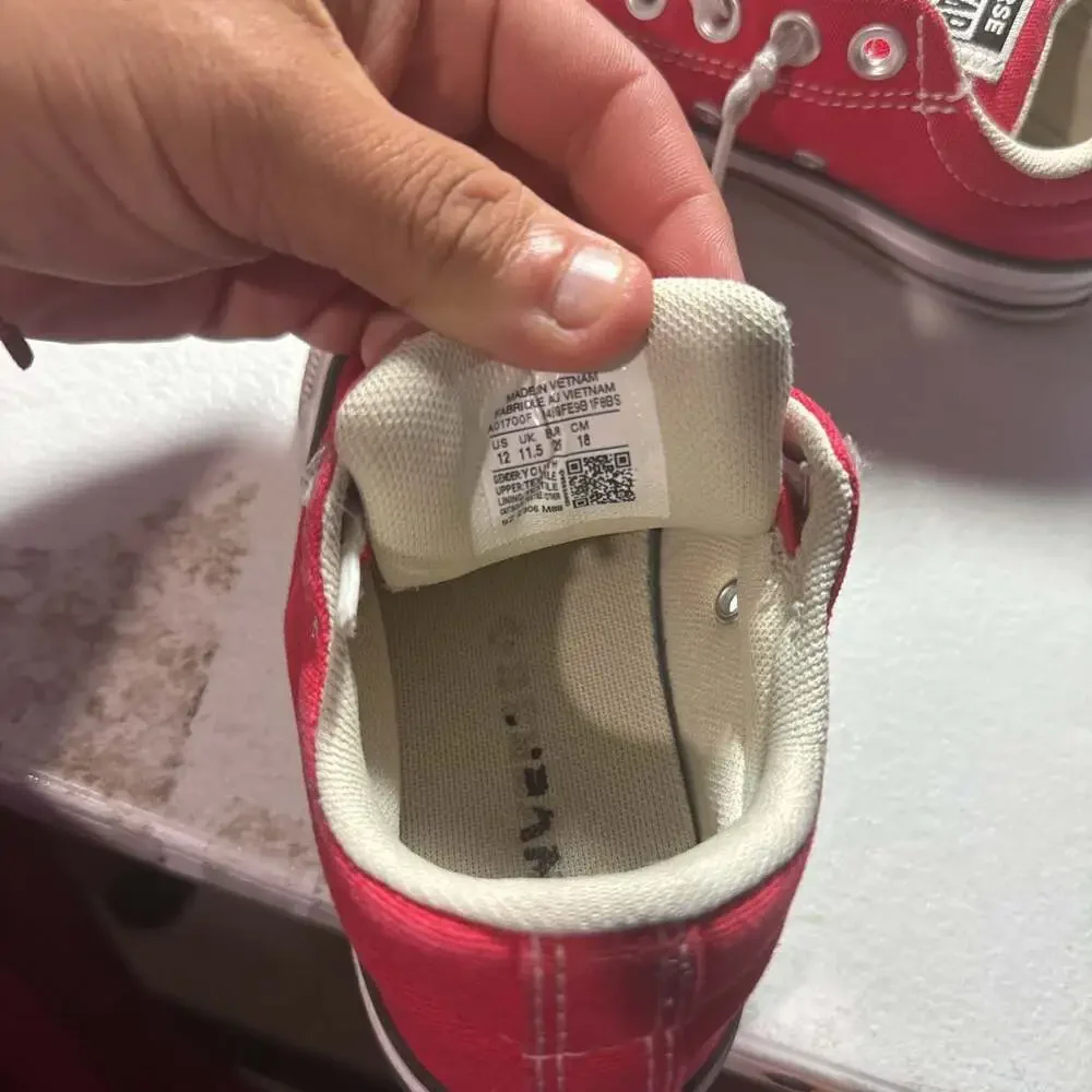 Converse used wear