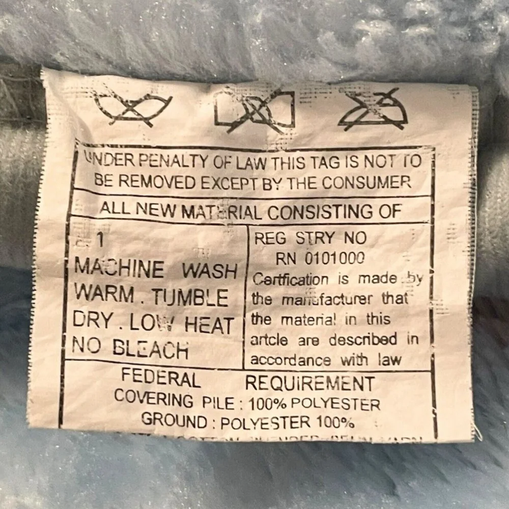 White Lamb Blanket brand soft owned