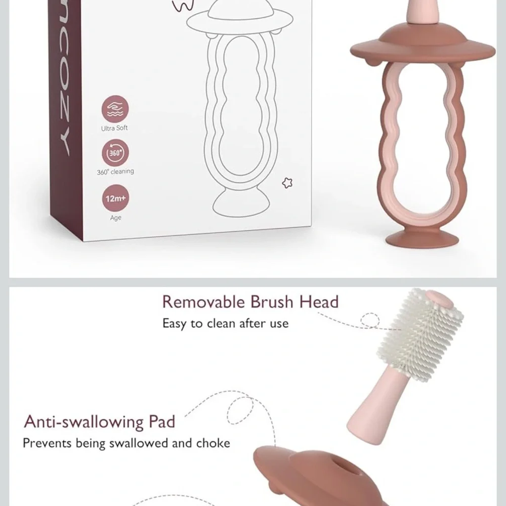 Momcozy pink 360° bristles