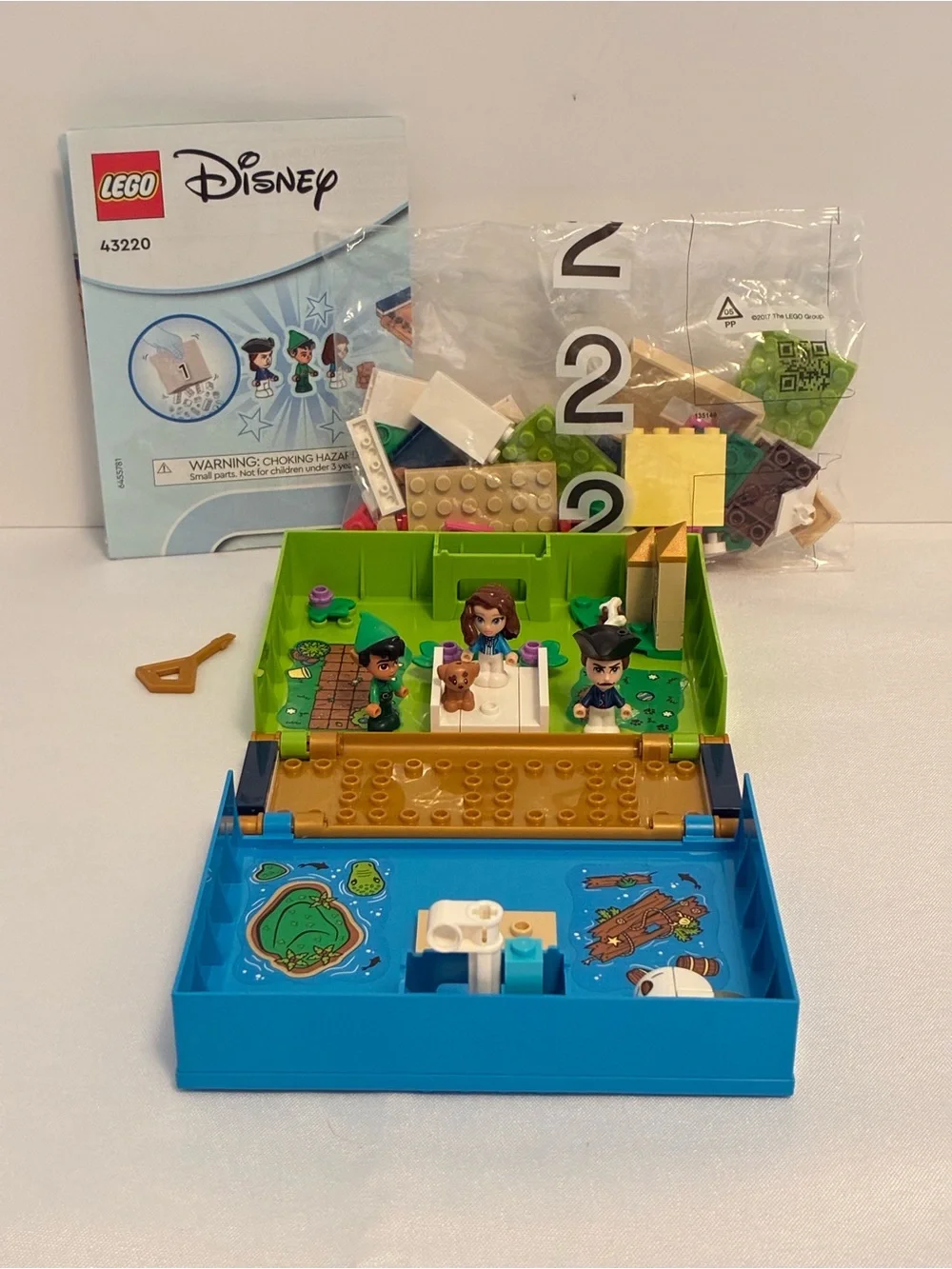 Lego book features