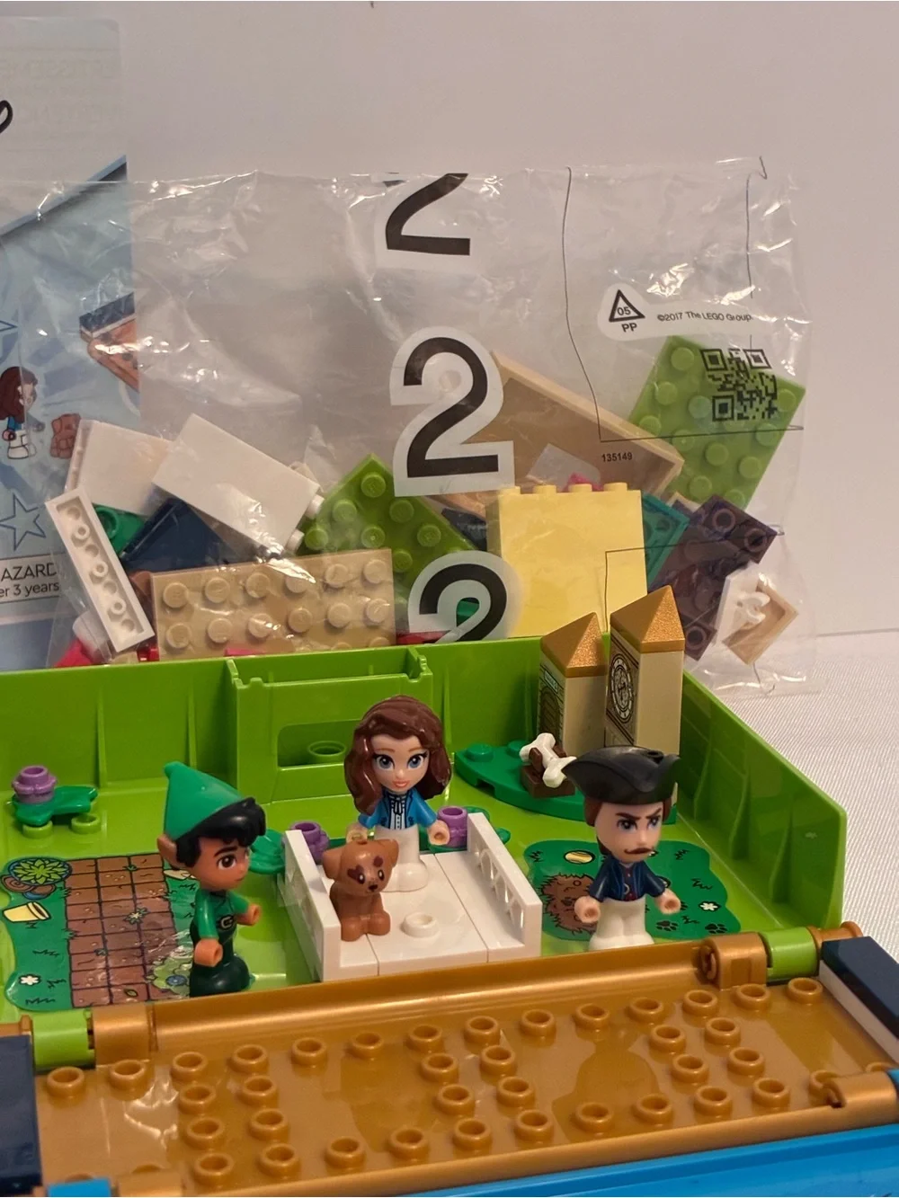 Lego book features