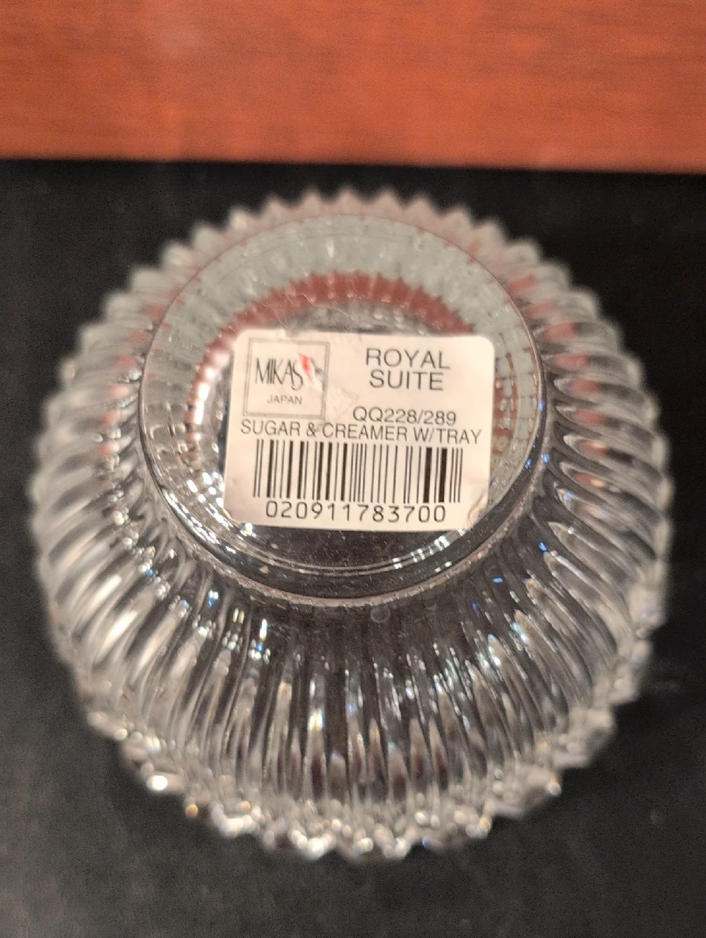Royal Suite glass lidded