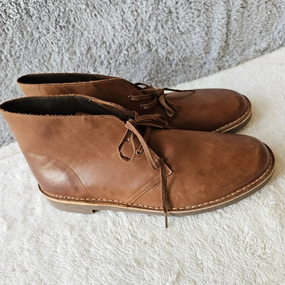 Clarks men leather