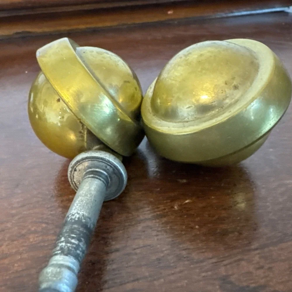 2 ~Vintage Shepherd Brass Ball Caster Wheels 2.5