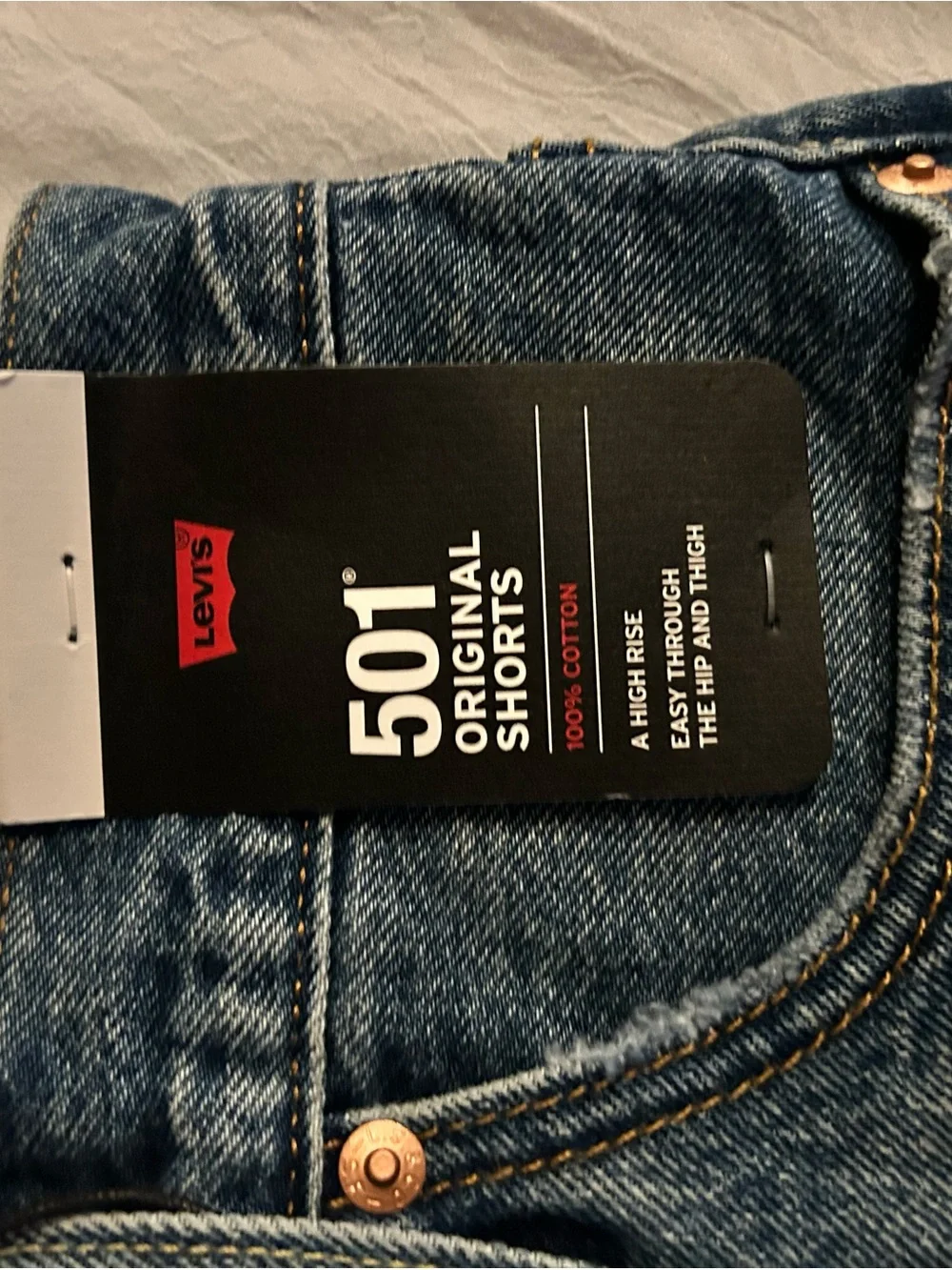Levis fly rivet high