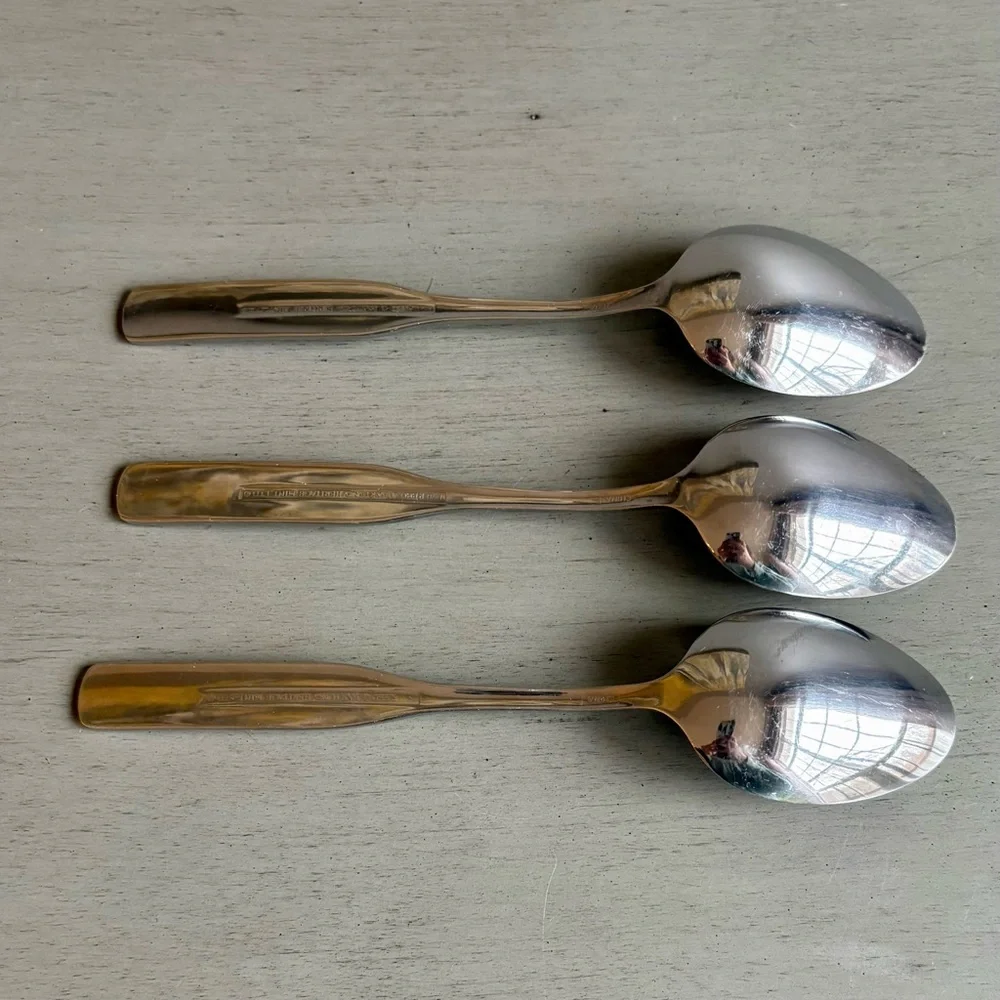 Reed & Barton HERITAGE MINT Stainless Flatware Silverware Spoon - Lot of 3