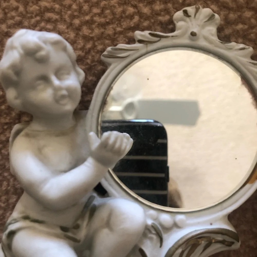 Vintage Italian delicate white
