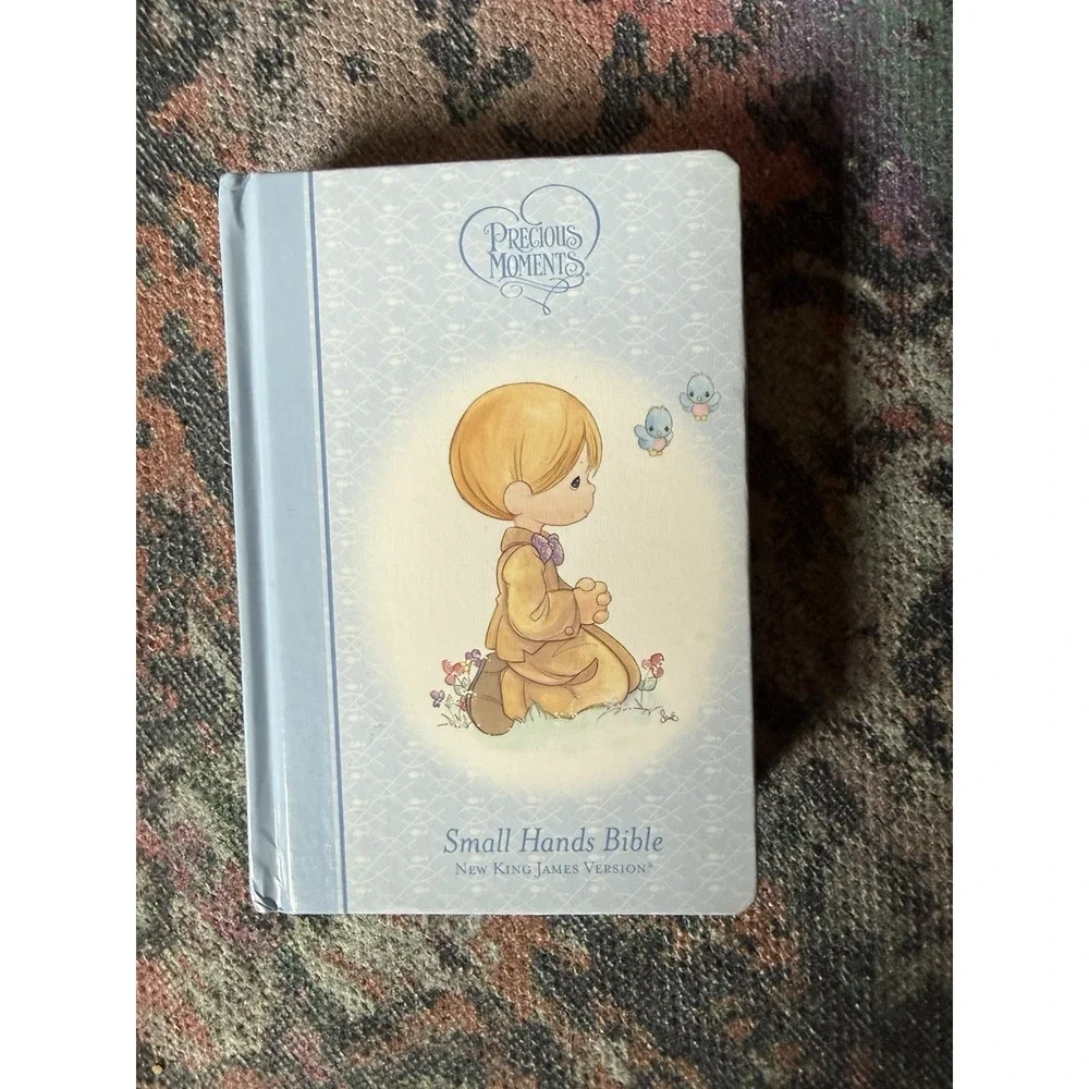 Vintage Precious Moments Small Hands Bible [NKJ, Hardcover] - 1982