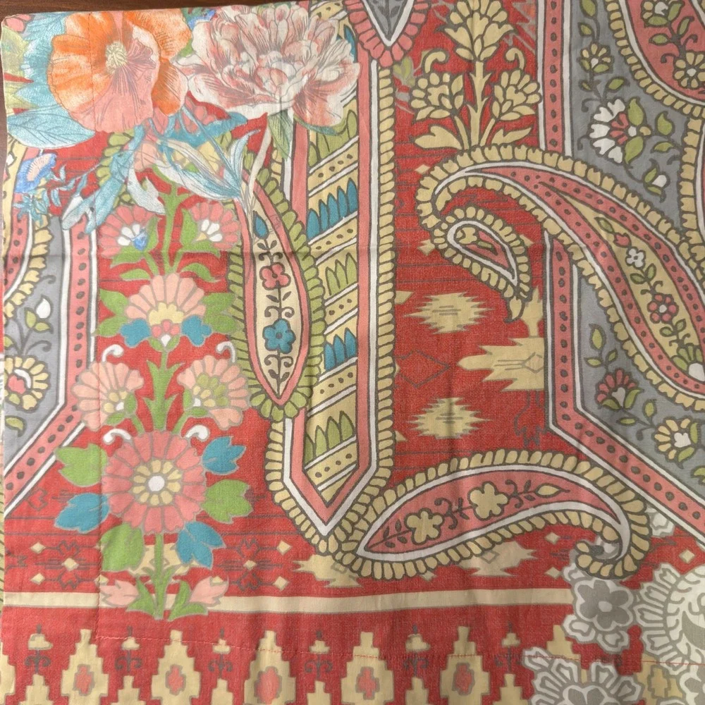 Pottery‎ Barn Mira Paisley Pillow Sham Boho Cotton Cotton Material Israel