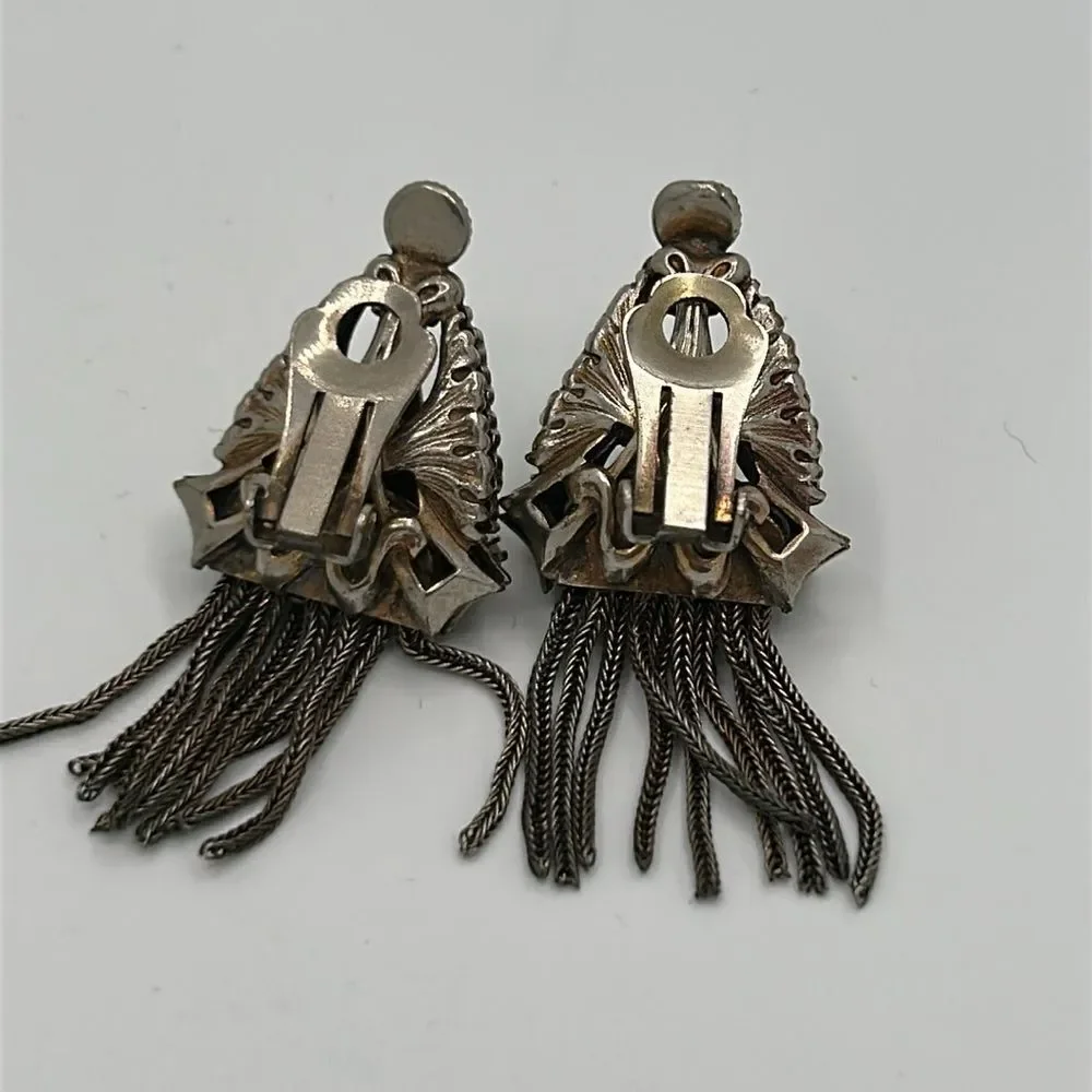 Vintage earrings featuring
